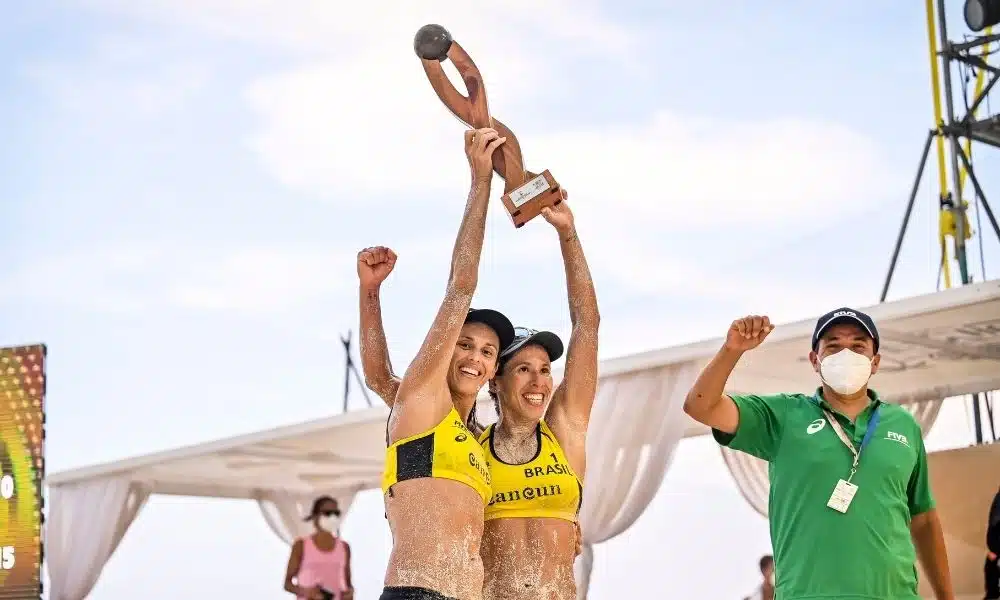 Talita e Taiana Cancún Hub Circuito Mundial de vôlei de praia