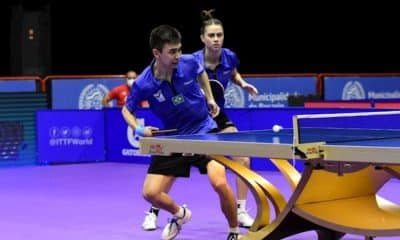 Vitor Ishiy Bruna Takahashi Pré-Olímpico Latino-Americano de duplas mistas tênis de mesa Star Contender Doha