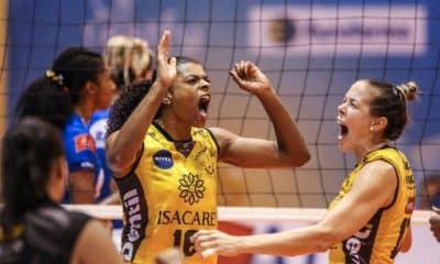 minas x praia jogo 1 do playoff final da superliga de vôlei feminino