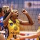 minas x praia jogo 1 do playoff final da superliga de vôlei feminino