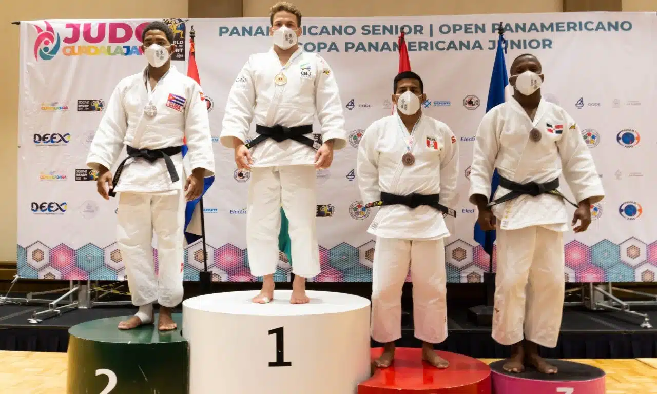 Pan-Americano de Judô William Lima pódio