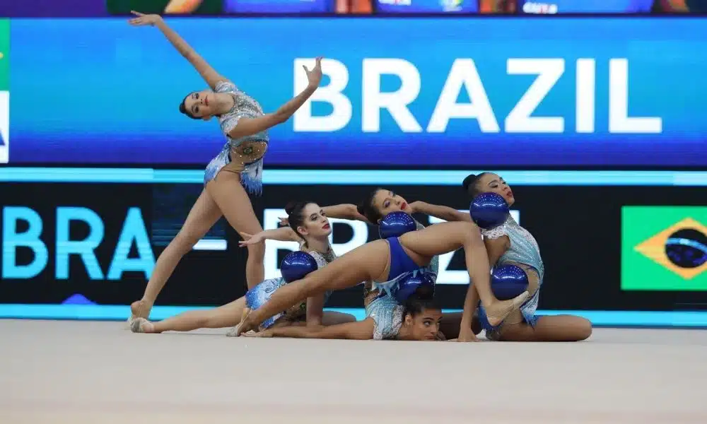 Conjunto Brasil Copa do Mundo de ginástica rítmica Baku