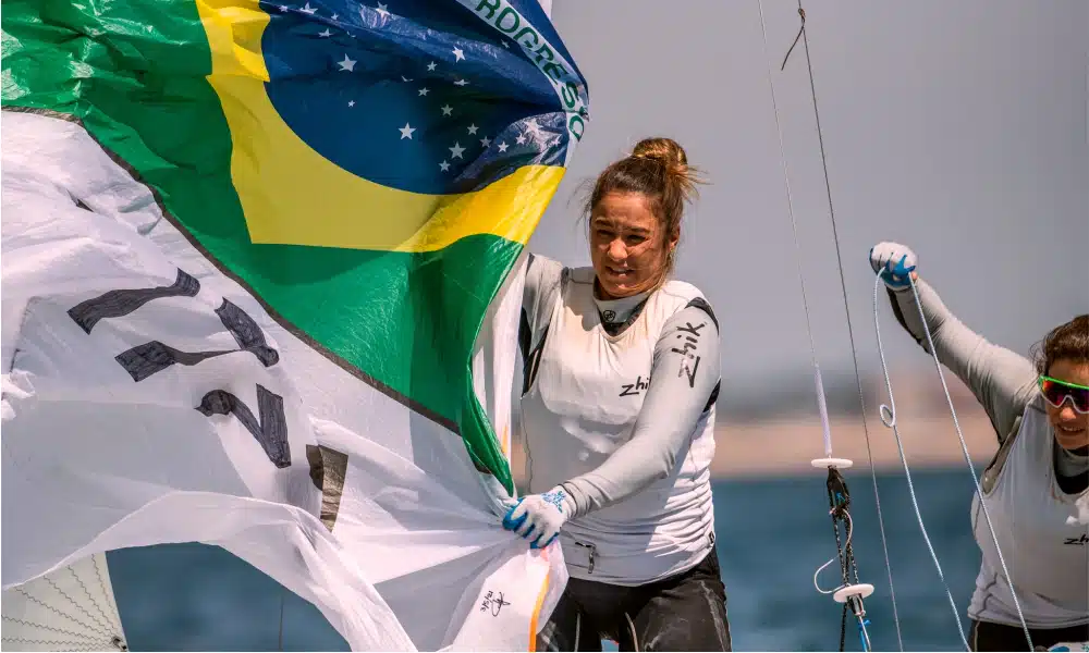 Fernanda Oliveira e Ana Barbachan -Henrique Haddad e Bruno Bethlem - Europeu de 470