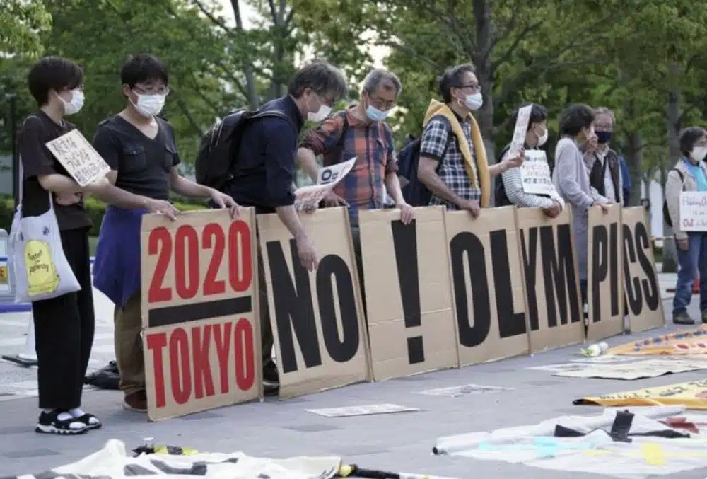 Protesto Tóquio 2020
