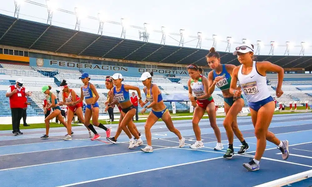 ao vivo sul-americano de atletismo