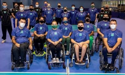 tênis de mesa do Brasil se prepara para a Paralimpíada