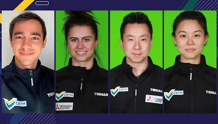 Hugo Calderano, Bruna Takahashi, Gustavo Tsuboi e Jessica Yamada