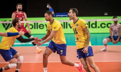 Brasil e Sérvia - Liga das Nações masculina