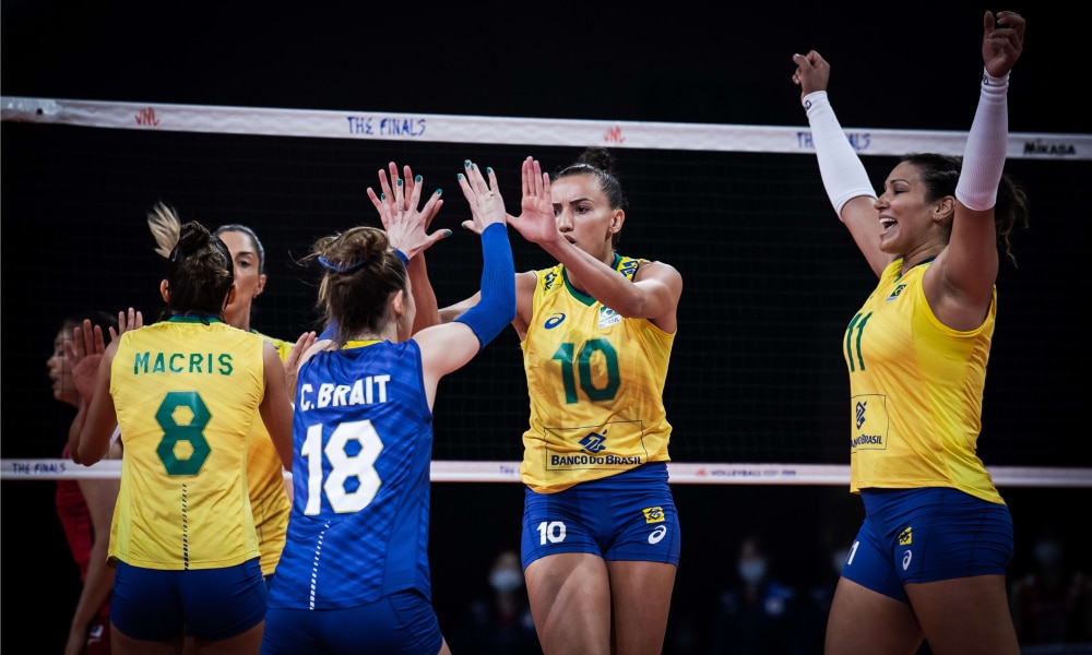Brasil e Japão - Semifinal da Liga das Nações feminina