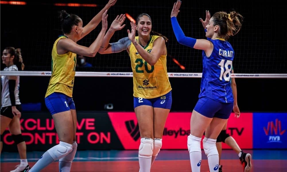 Brasil e Tailândia - Liga das Nações feminina