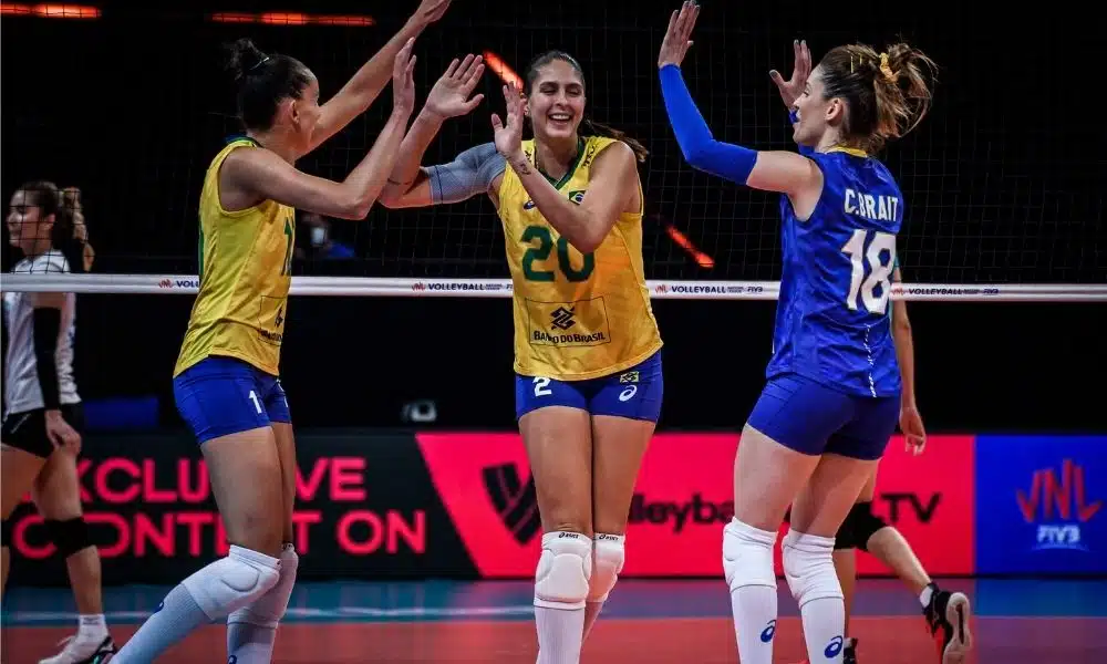Brasil e Tailândia - Liga das Nações feminina
