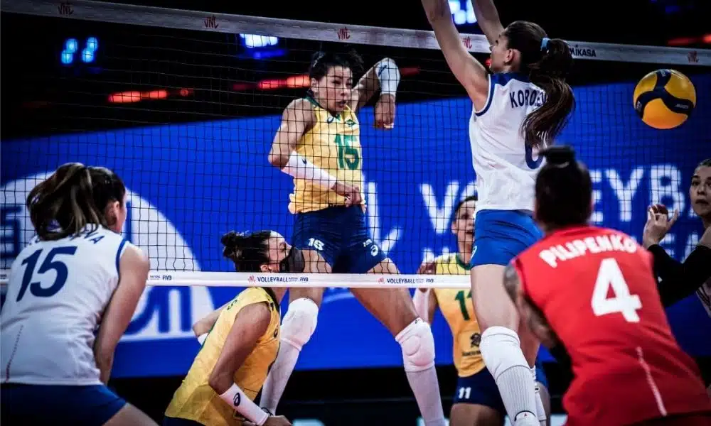 Brasil x Rússia - Liga das Nações feminina