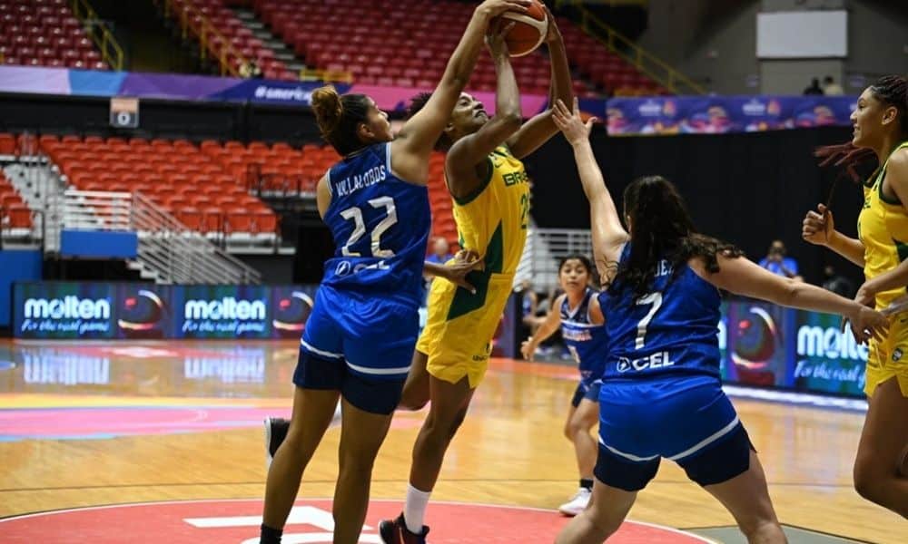 Acompanhe ao vivo: Brasil x Colômbia - Americup de basquete feminino