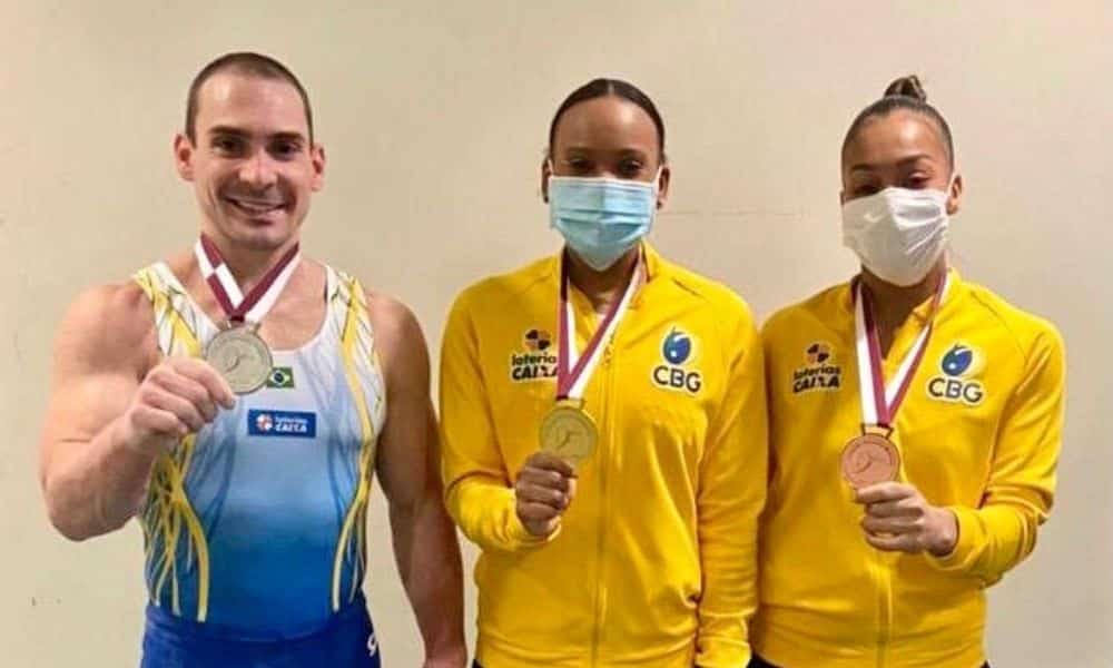 Rebeca Andrade é ouro na Copa do Mundo