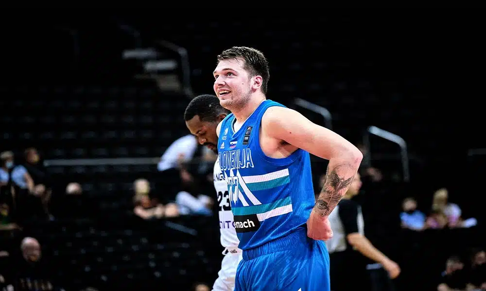 Doncic na Eslovênia: equipe venceu Angola