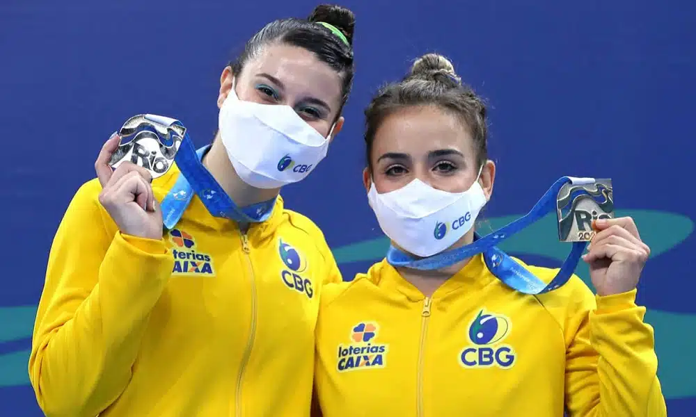 Camila Gomes e Ingrid Maior Pan-Americano de Ginástica ginástica de trampolim