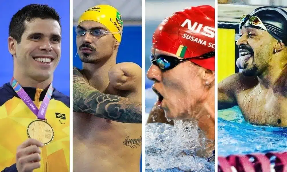 Quarteto classificado para a Paralimpíada natação