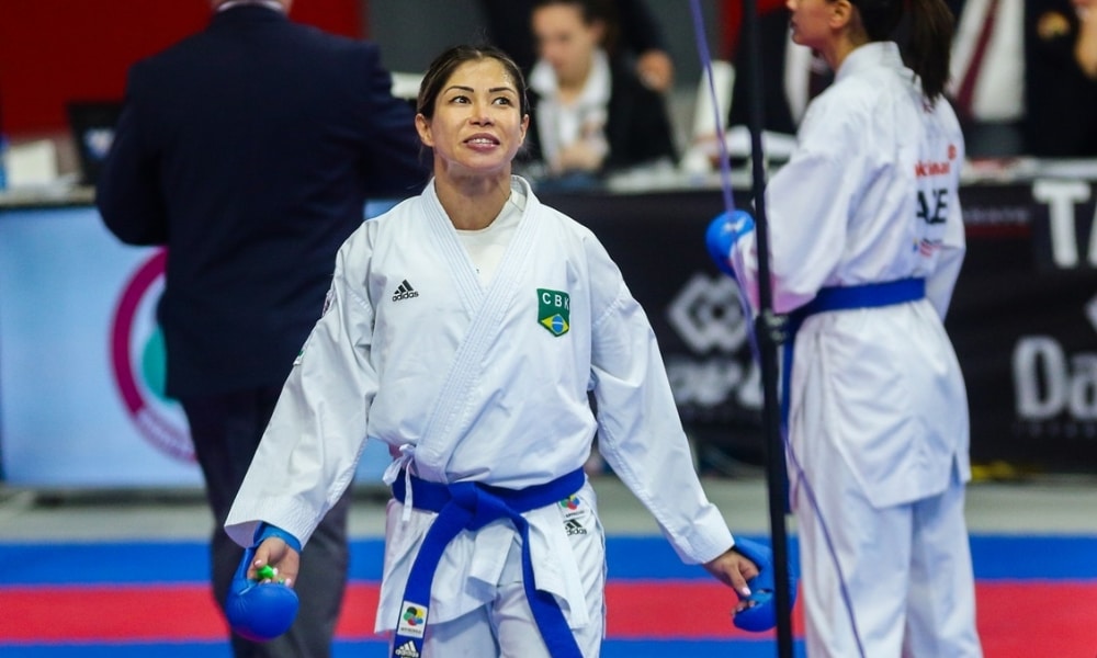 Valéria Kumizaki - Pré-Olímpico de caratê
