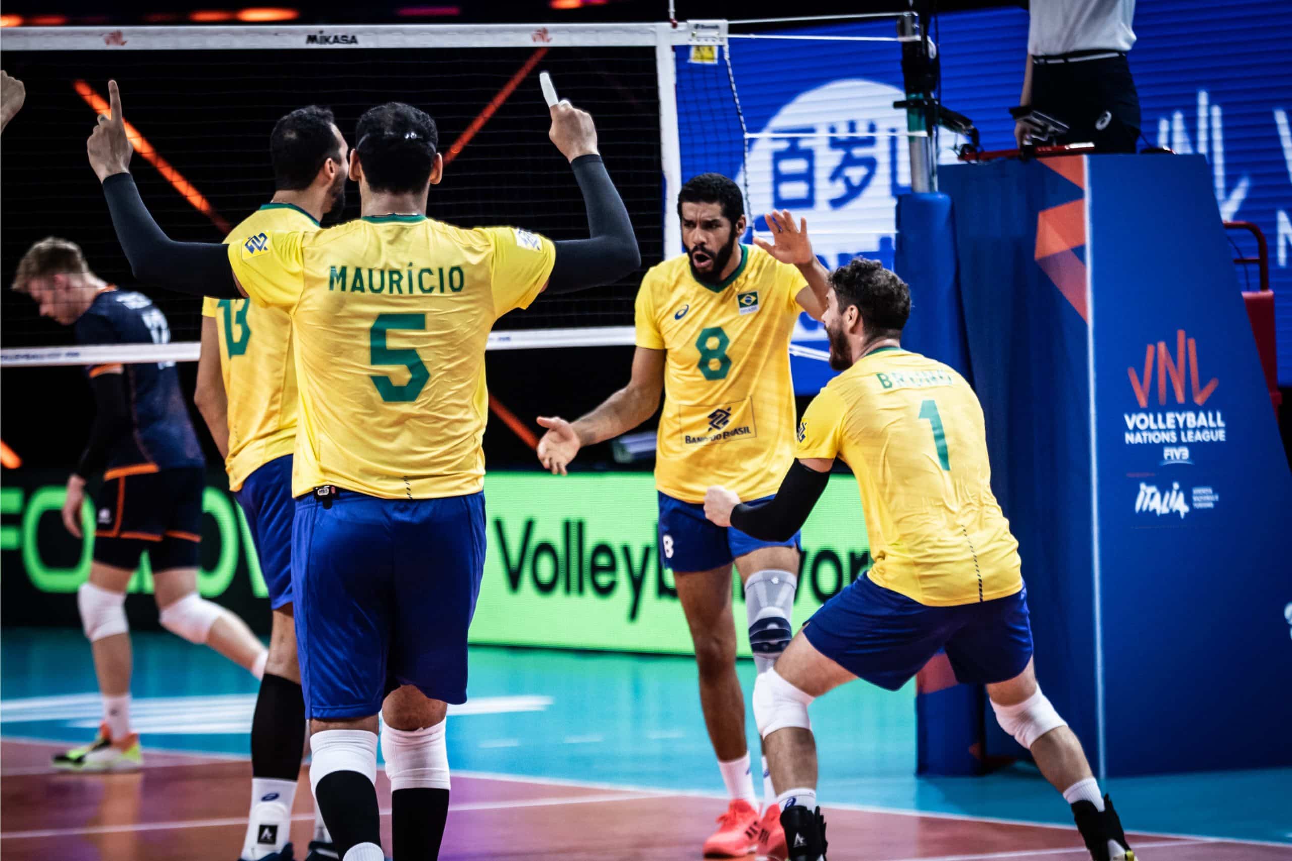 Brasil e Holanda - Liga das Nações masculina