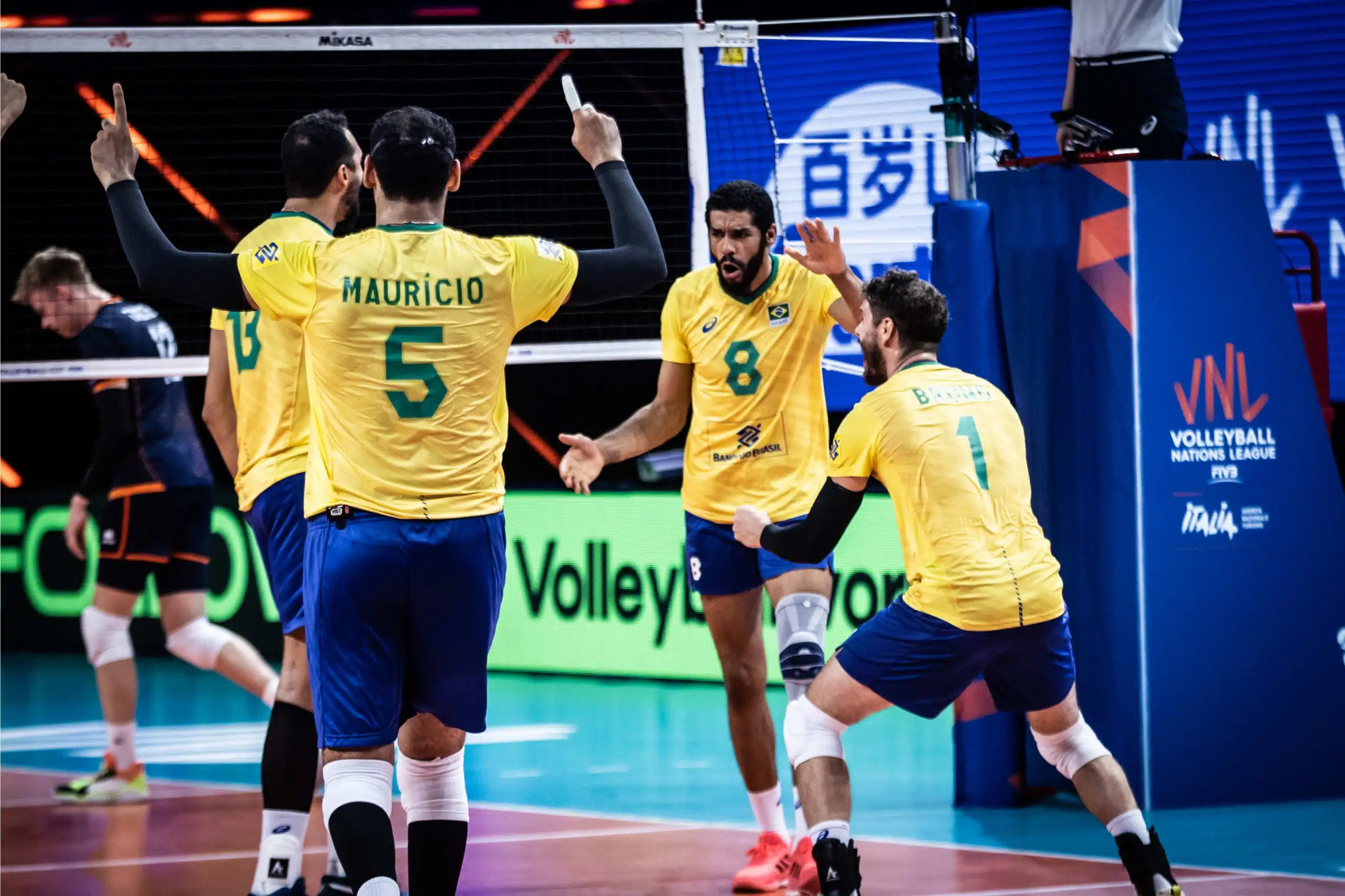 Brasil e Holanda - Liga das Nações masculina
