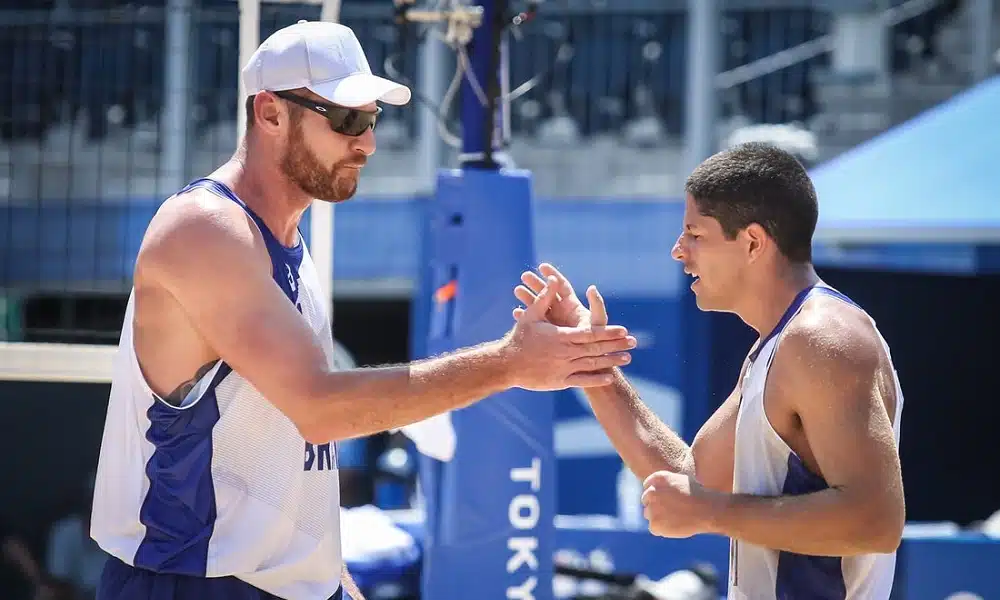 Vôlei de praia Alison e Álvaro Filho Tóquio