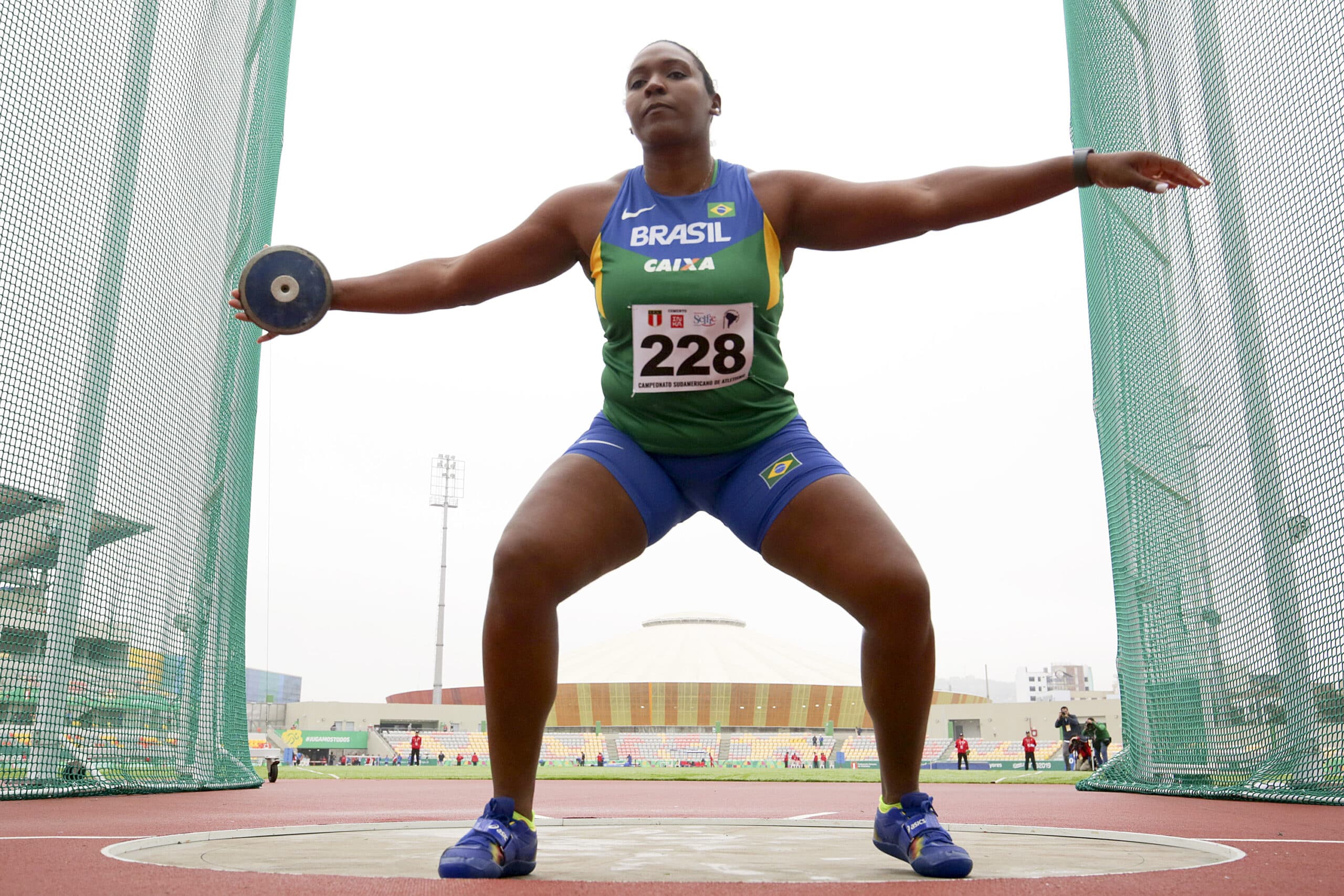 Andressa Morais nos Jogos Pan-Americanos - lançamento de disco