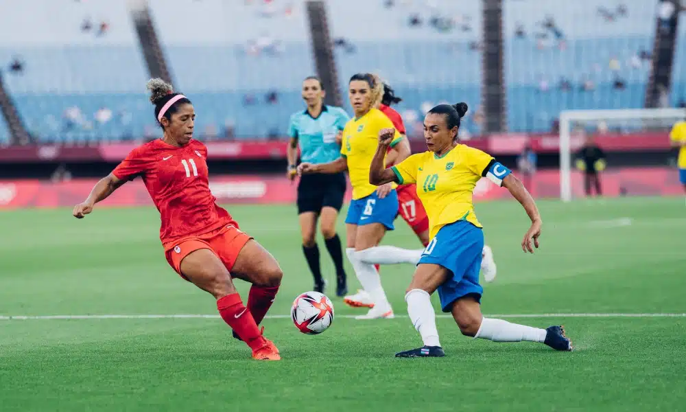 Brasil e Canadá - Seleção feminina - Jogos Olímpicos de Tóquio