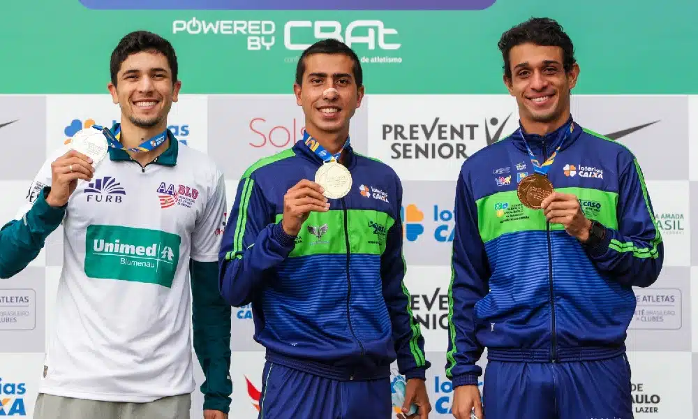 Caio Bonfim e Érica Sena comandam a marcha brasileira no Japão