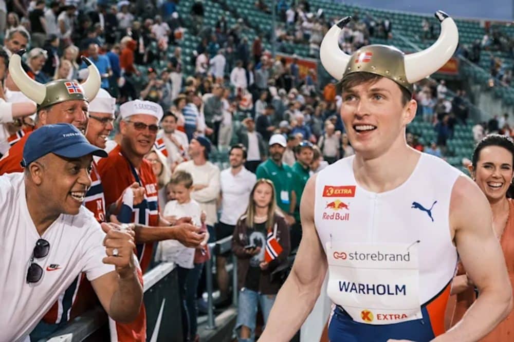 Karsten Warholm 400m com barreiras