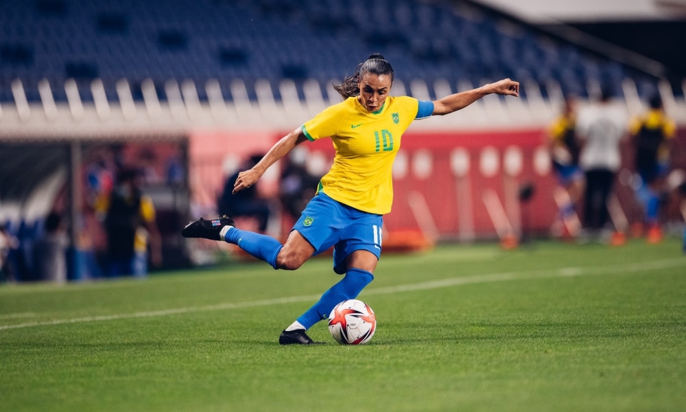 Brasil e Canadá - Seleção feminina - Jogos Olímpicos de Tóquio, aposentadoria, Olimpíada, Marta