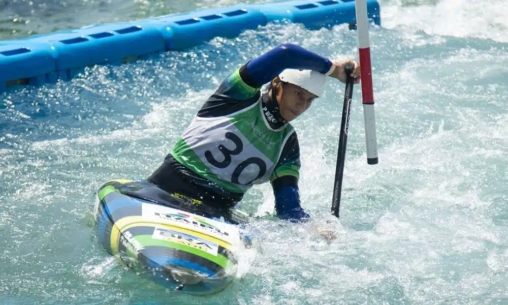 Omira Estácia - Guilherme Rodrigues - Murilo Sorgetz - Kauã da Silva - Mundial Sub-23 de canoagem slalom