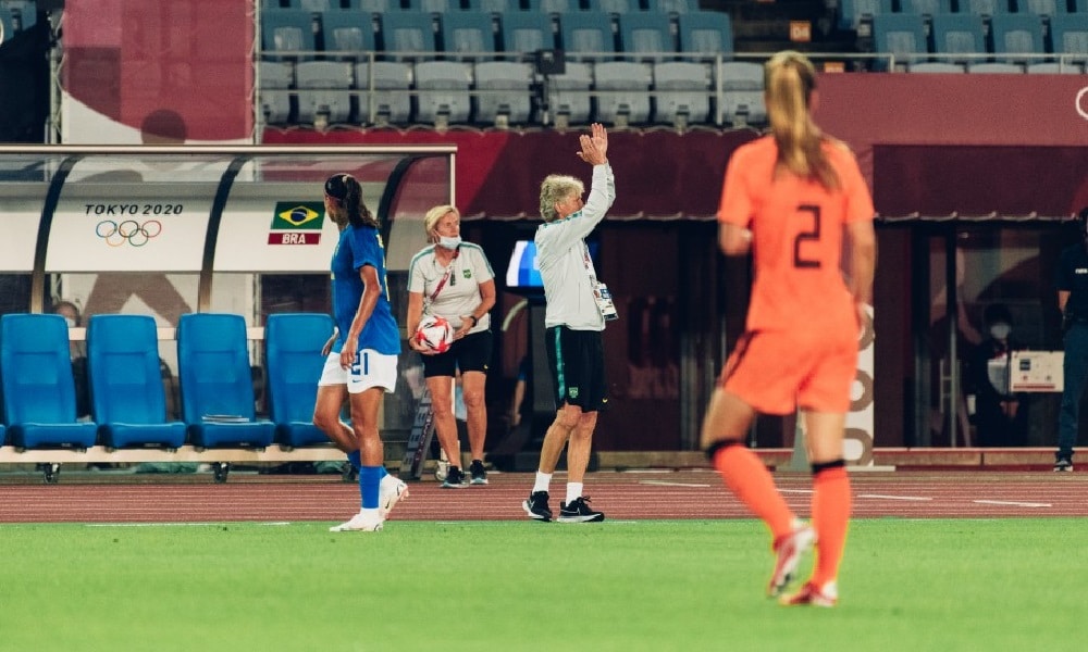 Pia Sundhage elogia desempenho do banco em Tóquio