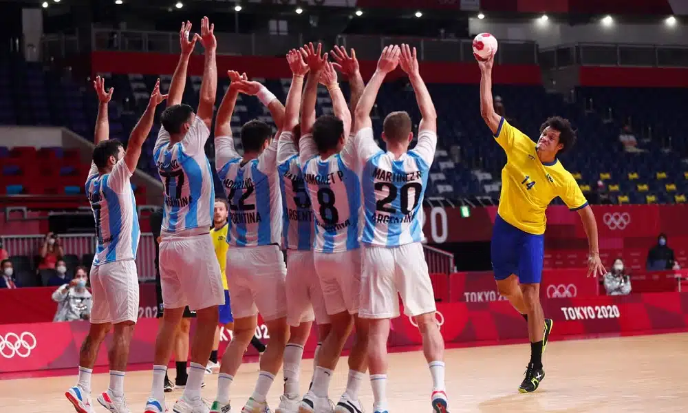 Brasil argentina tóquio handebol