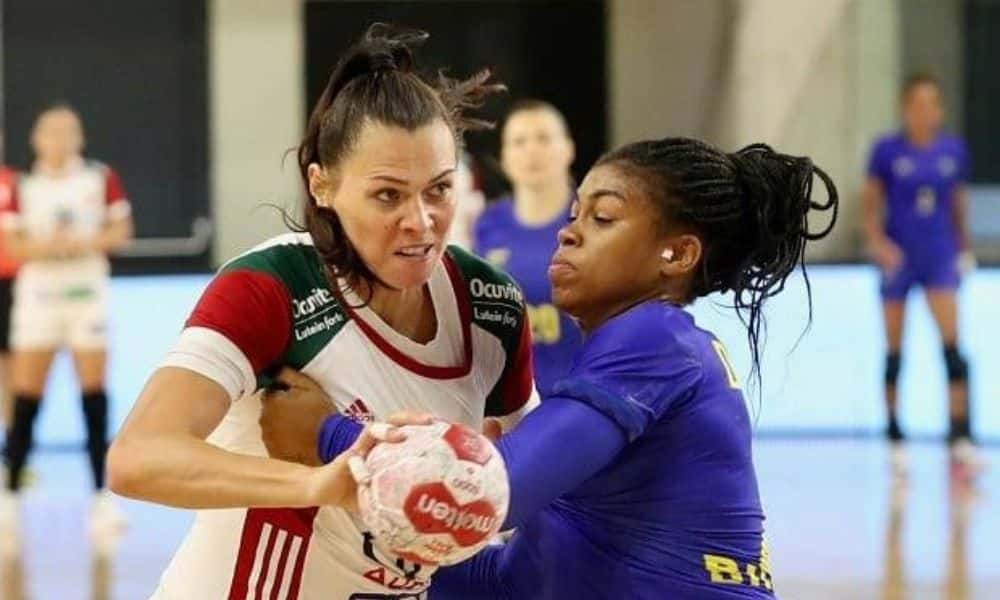 bruna de paula hungria x brasil amistoso de handebol feminino