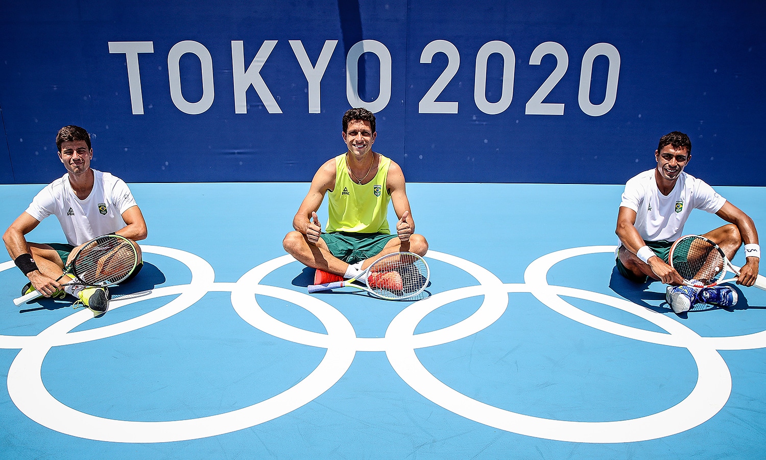 João Menezes Marcelo Melo Thiago Monteiro brasileiros tênis Olimpíada calor tóquio