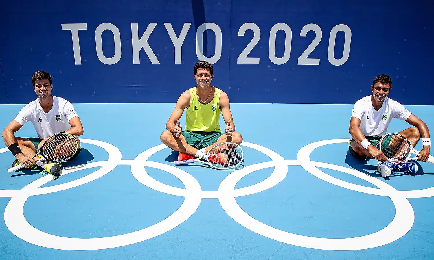 João Menezes Marcelo Melo Thiago Monteiro brasileiros tênis Olimpíada calor tóquio