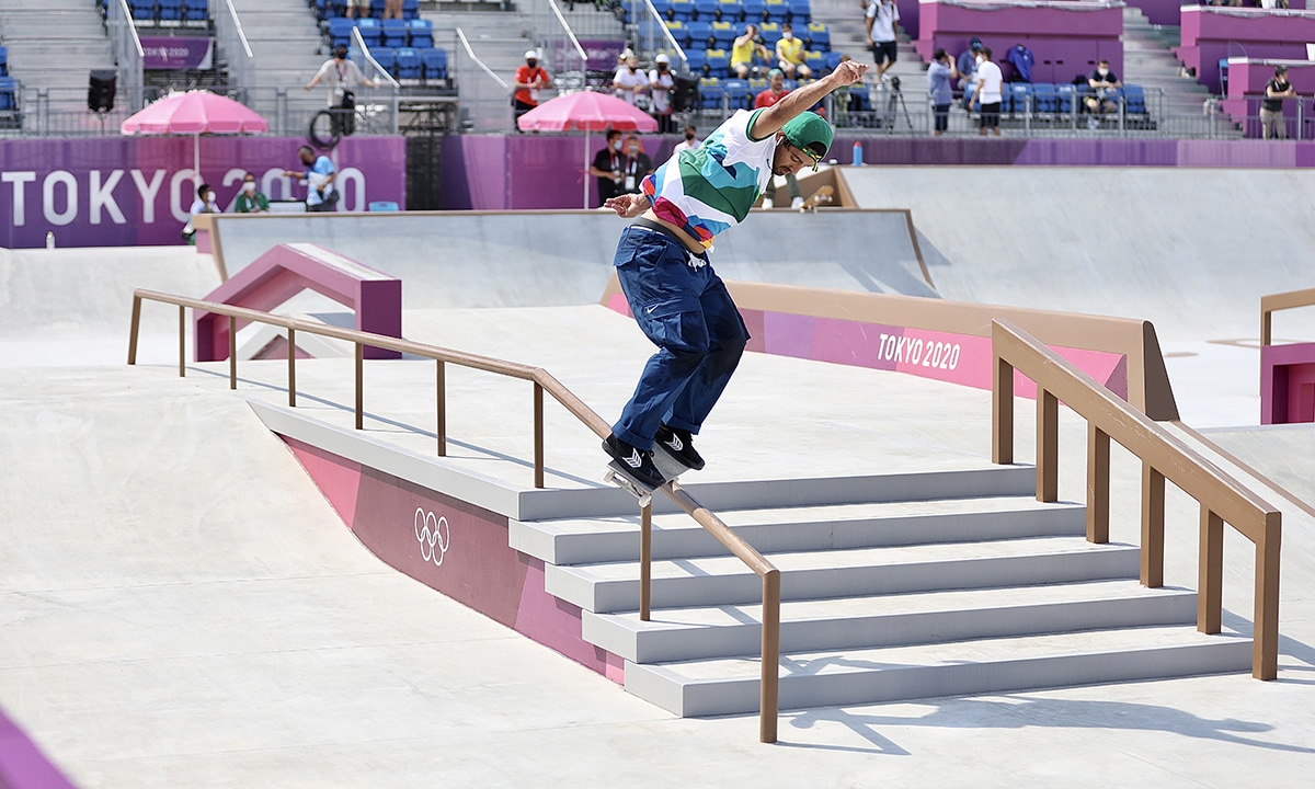 Kelvin Hoefler pista skate street Tóquio ao vivo skate street jogos olímpicos