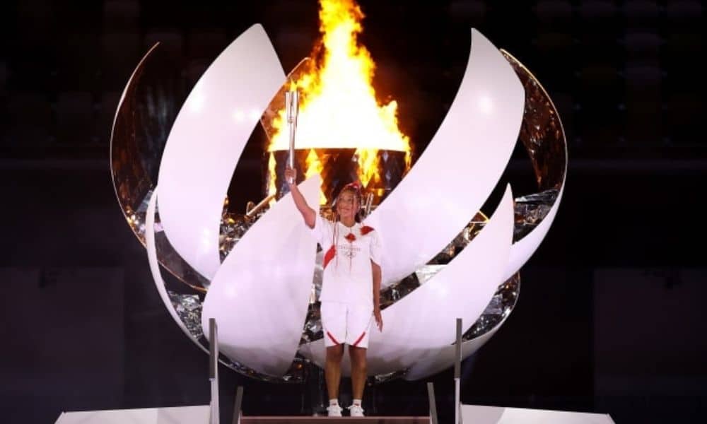 naomi osaka cerimônia de abertura dos jogos olímpicos de tóquio 2020