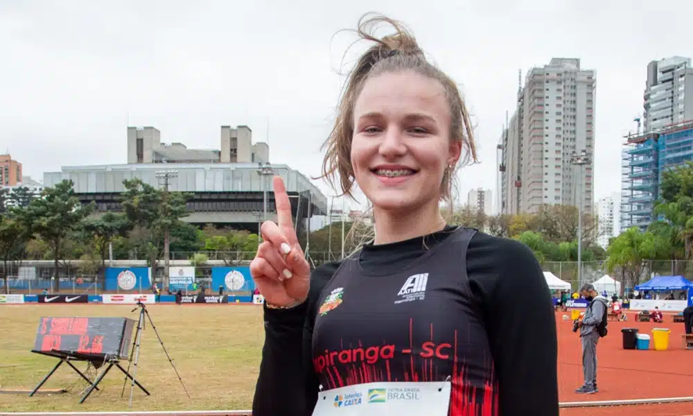 Tainara Mees e Enzo Barros vencem os 100 m do Brasileiro Sub-18