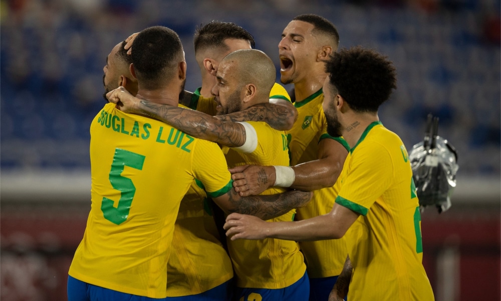 Brasil e Espanha - Seleção futebol masculino - Jogos Olímpicos de Tóquio