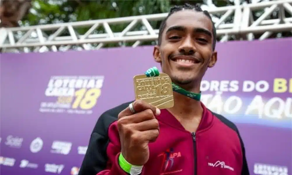 Eron Araújo é ouro no Brasileiro Sub-18 de atletismo