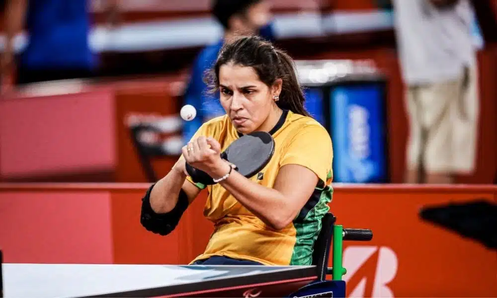 Cátia Oliveira tênis de mesa Jogos Paralímpicos Tóquio 2020