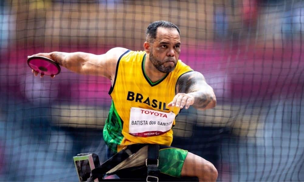 Claudiney Batista medalha de ouro jogos paralímpicos lançamento de disco
