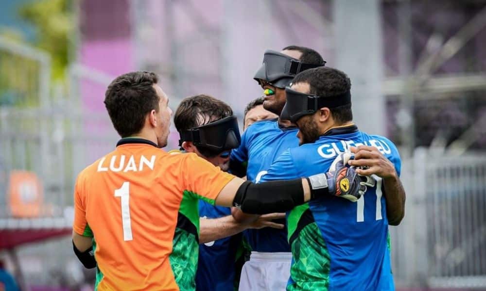 Brasil x China - Futebol de cinco - Jogos Paralímpicos