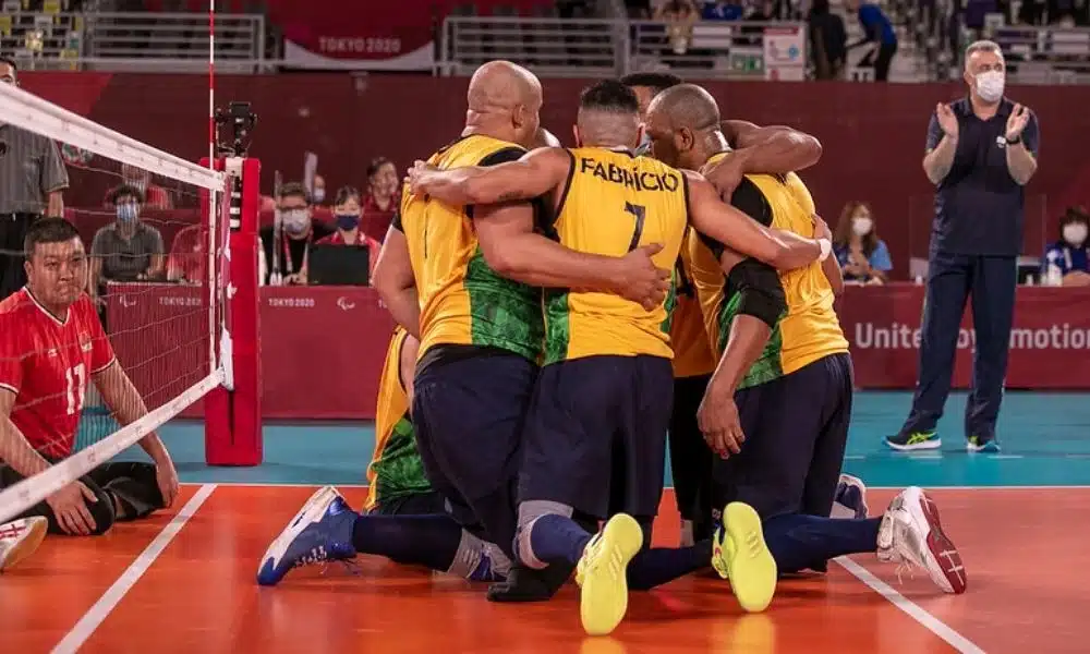 Brasil x Alemanha - Vôlei sentado masculino - Paralimpíada de Tóquio
