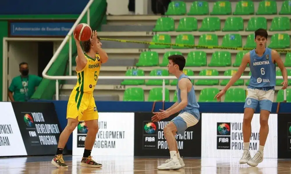 Brasil x Argentina - Americup Sub-16 masculina de basquete