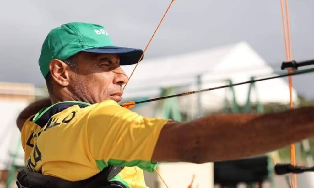 Time misto de tiro com arco do Brasil, com Hélcio Perilo e Rejane Silva perdem nos Jogos Paralímpicos de Tóquio