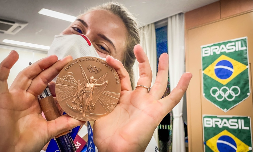 Recorde de medalha - Brasil - Jogos Olímpicos de Tóquio