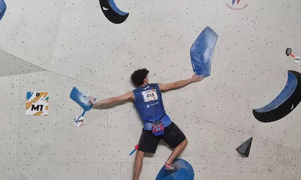 Laura Timo e Samuel Silva disputam o Mundial Juvenil de Escalada