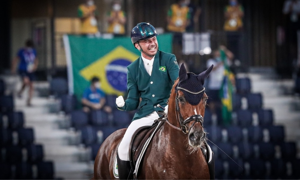 Rodolpho Riskalla hipismo adestramento Tóquio 2020 Jogos Paralímpicos de Tóquio medalha de prata Mundial de Hipismo paralímpico medalha de bronze